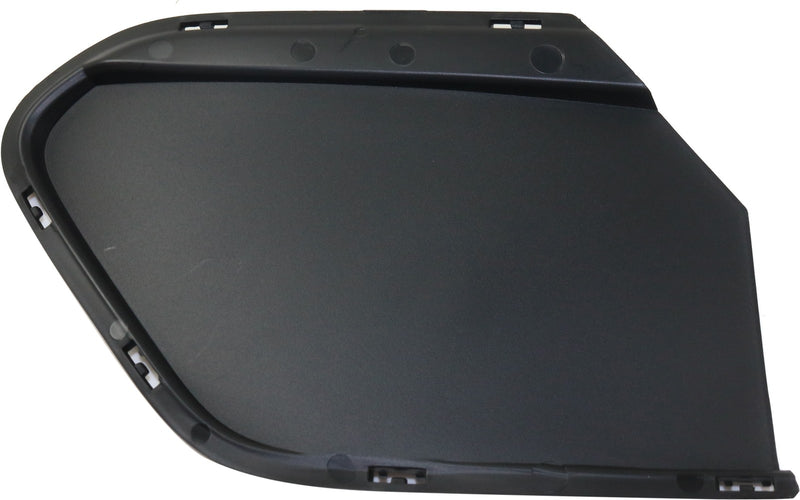 Driver Side Fog Light Cover [Inner Blanking Cover Behind Lower Grille]; Without M-Package; Black; Made of PP Plastic