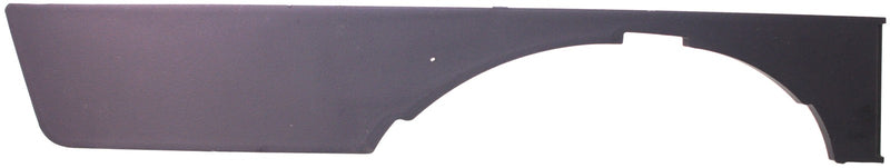 Passenger Side Fog Light Upper Trim; Without Sport Package; Matte-Black