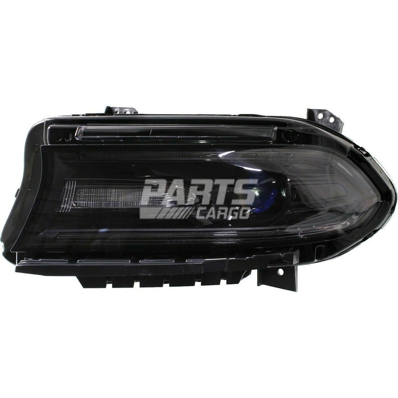 Driver Side Halogen Headlight Assembly – With LED Daytime Running Lamp – Without Logo Inside the Lens