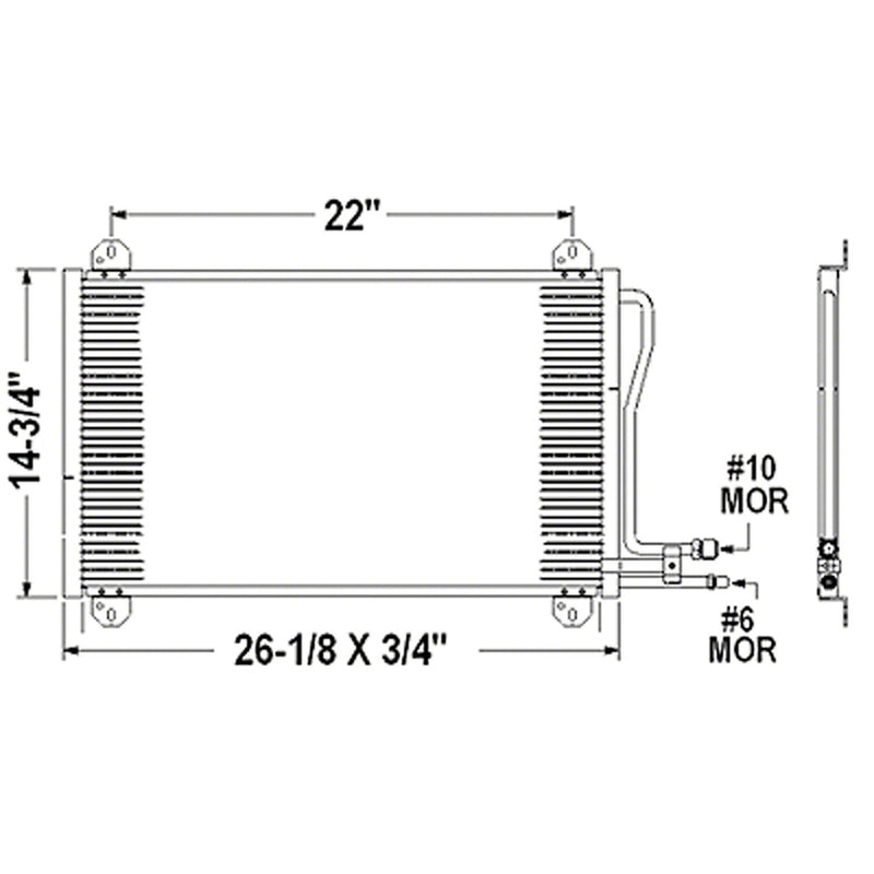 A/C Condenser – With Heavy Duty Cooling