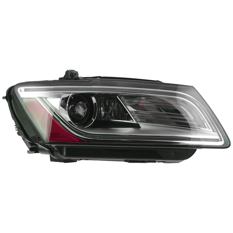 Remanufactured OE Driver Side HID Headlight Lens and Housing; With Curve Lighting