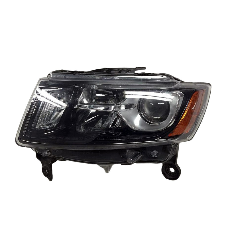 Remanufactured OE Driver Side Halogen Headlight Assembly – Black Bezel – For Limited and Laredo Models – Without 75th Anniversary