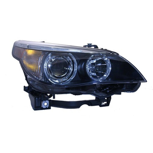 Remanufactured OE Passenger Side HID Headlight Lens Housing; Without Adaptive