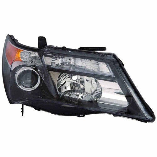 Remanufactured OE Passenger Side HID Headlight Lens And Housing; For Base And Technology; Without Adaptive Lamps