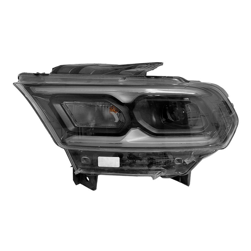 Driver Side LED Headlight Assembly – Black – For GT/GT Plus/SXT and Pursuit Models – Without Logo