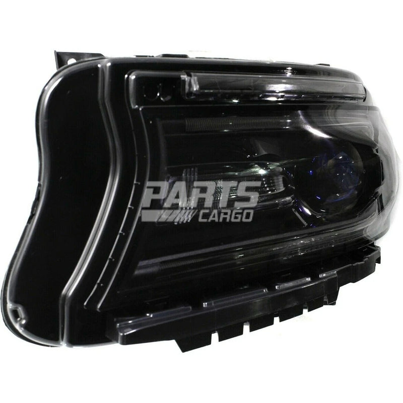 Driver Side Halogen Headlight Assembly – With LED Daytime Running Lamp – Without Logo Inside the Lens