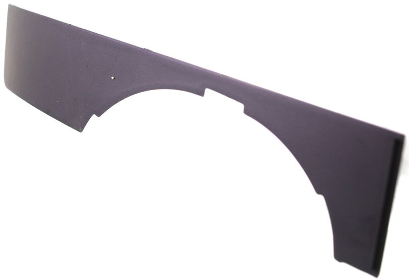 Passenger Side Fog Light Upper Trim; Without Sport Package; Matte-Black