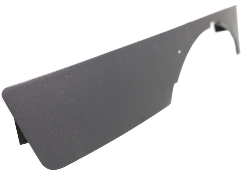 Passenger Side Fog Light Upper Trim; Without Sport Package; Matte-Black