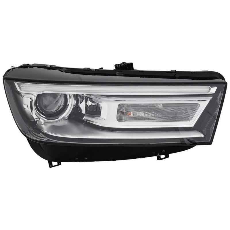 Passenger Side HID Headlight Lens and Housing; Without Logo