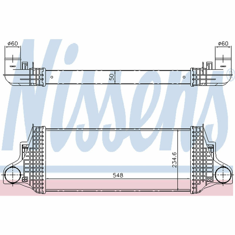 Turbocharger Intercooler/Charge Air Cooler – 3.0L V6 Turbodiesel