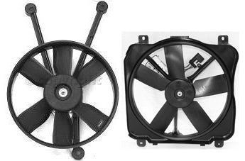 Auxiliary Engine Cooling Fan Assembly CarParts SET-B160904