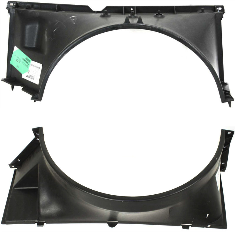 Engine Cooling Fan Shroud CarParts SET-C160306-2