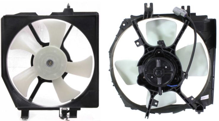 Auxiliary Engine Cooling Fan Assembly CarParts SET-CF-019