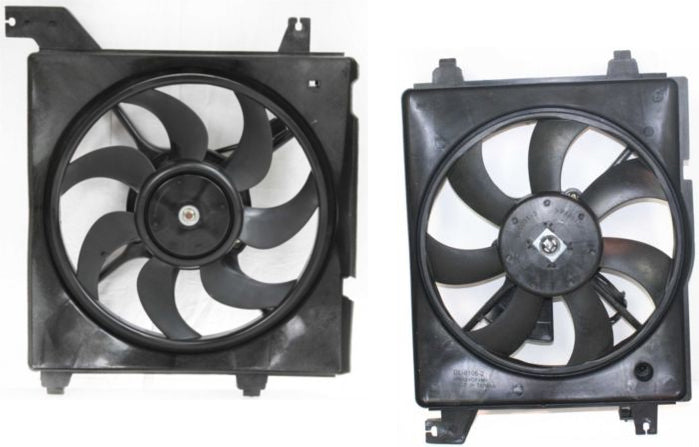 Auxiliary Engine Cooling Fan Assembly CarParts SET-CF-023