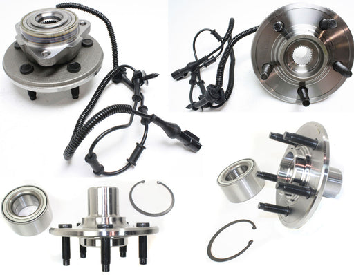 Axle Bearing and Hub Assembly CarParts SET-REPF283717-4