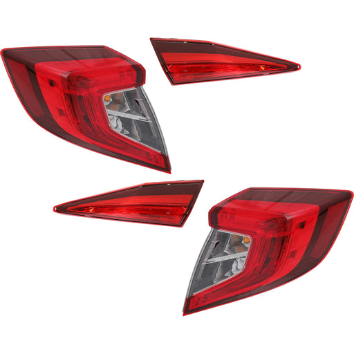 Tail Light CarParts SET-REPHD730105-4
