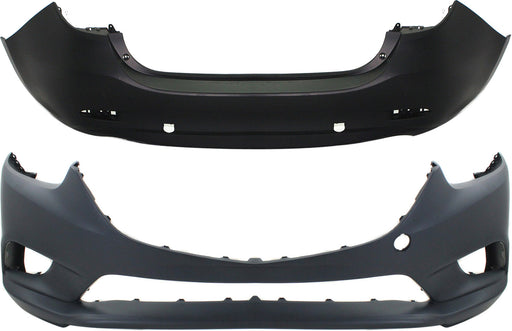 Bumper Cover CarParts SET-REPMZ010310P-2