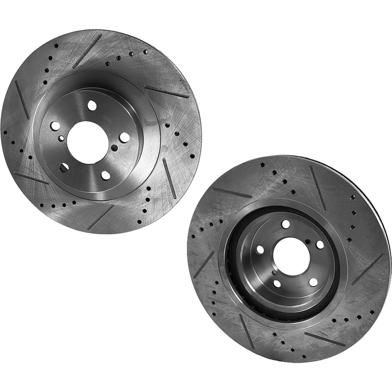 Disc Brake Rotor CarParts SET-STPF27110133DRS2