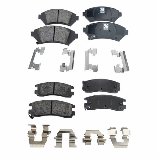 Disc Brake Pad Set CarParts SET-STPSSCP1076-4-B