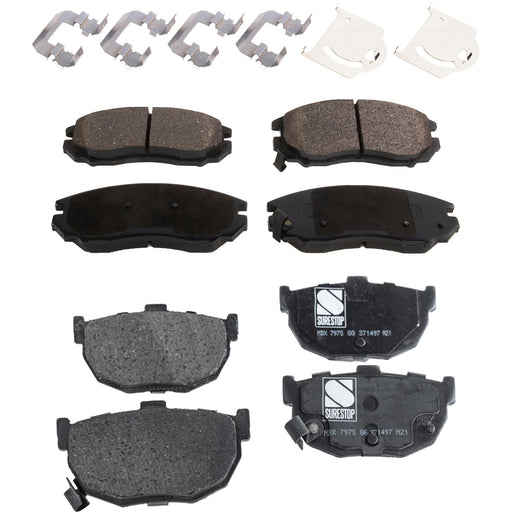 Disc Brake Pad Set CarParts SET-STPSSCP1104-4