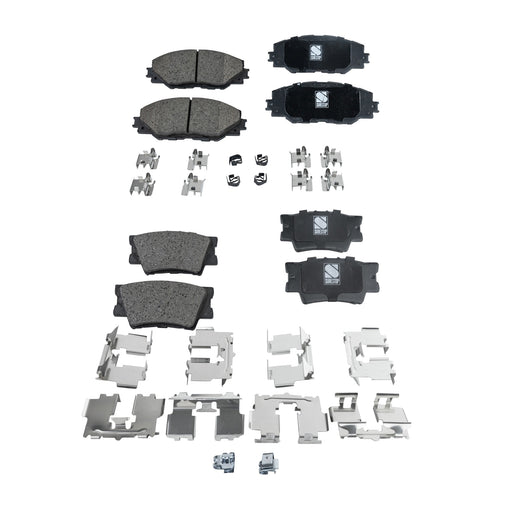 Disc Brake Pad Set CarParts SET-STPSSCP1211-4-B