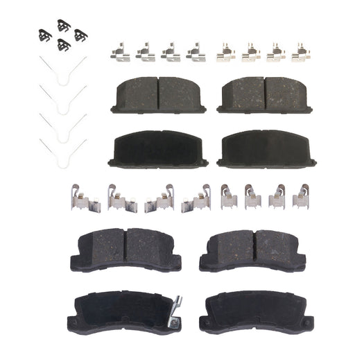 Disc Brake Pad Set CarParts SET-STPSSCP242-4-C