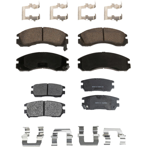 Disc Brake Pad Set CarParts SET-STPSSCP530-4-G