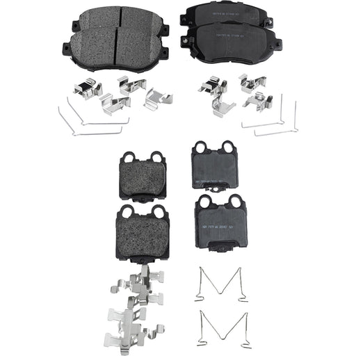 Disc Brake Pad Set CarParts SET-STPSSCP619-4-B