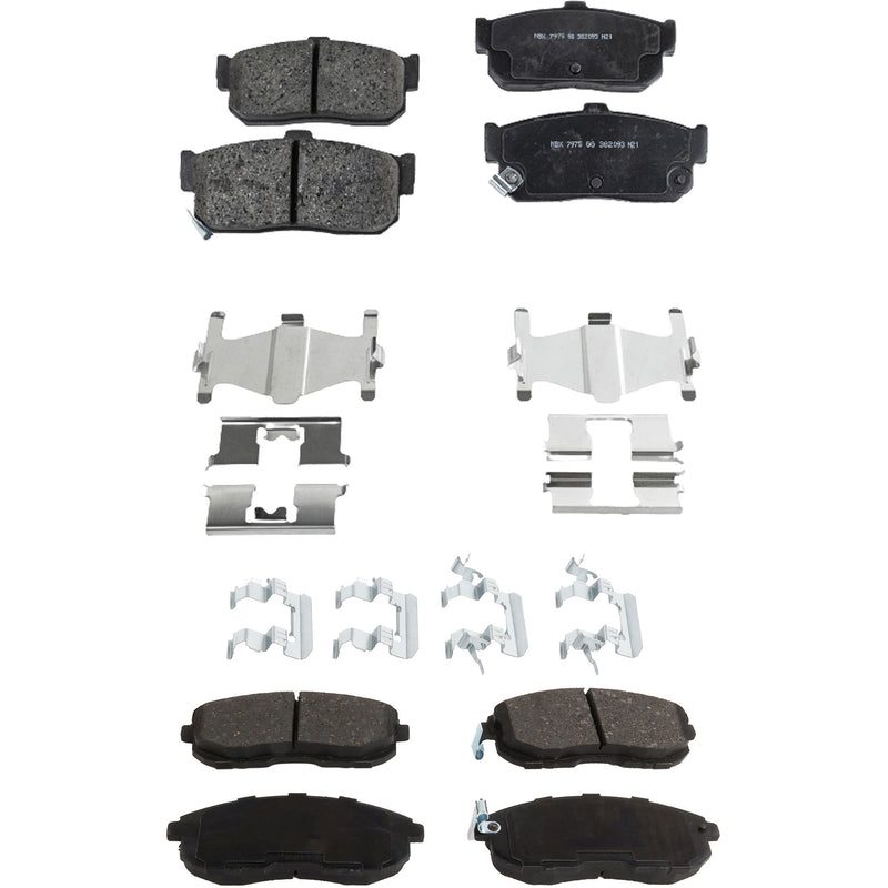 Disc Brake Pad Set CarParts SET-STPSSCP653-4-A