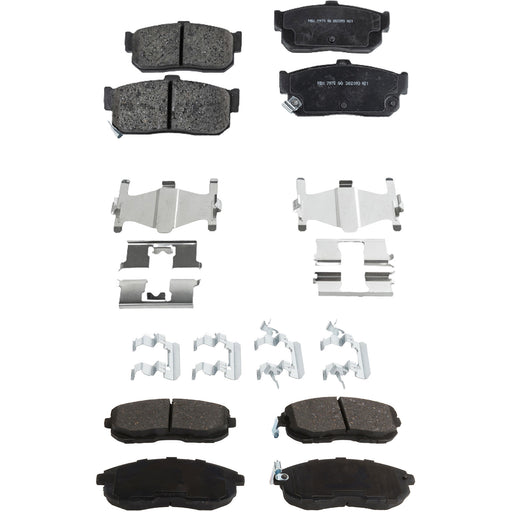 Disc Brake Pad Set CarParts SET-STPSSCP653-4-A