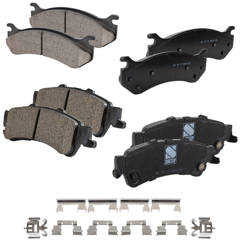 Disc Brake Pad Set CarParts SET-STPSSCP785-4-E