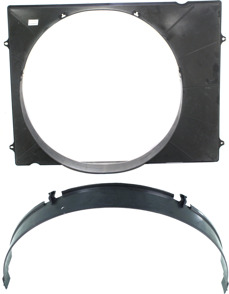 Engine Cooling Fan Shroud CarParts SET-T160316-2