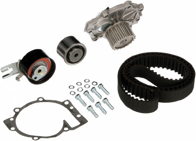 Engine Timing Belt Kit with Water Pump Gates TCKWP319