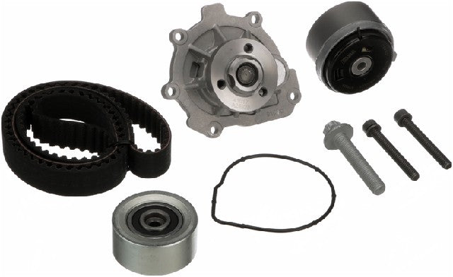 Engine Timing Belt Kit with Water Pump Gates TCKWP338